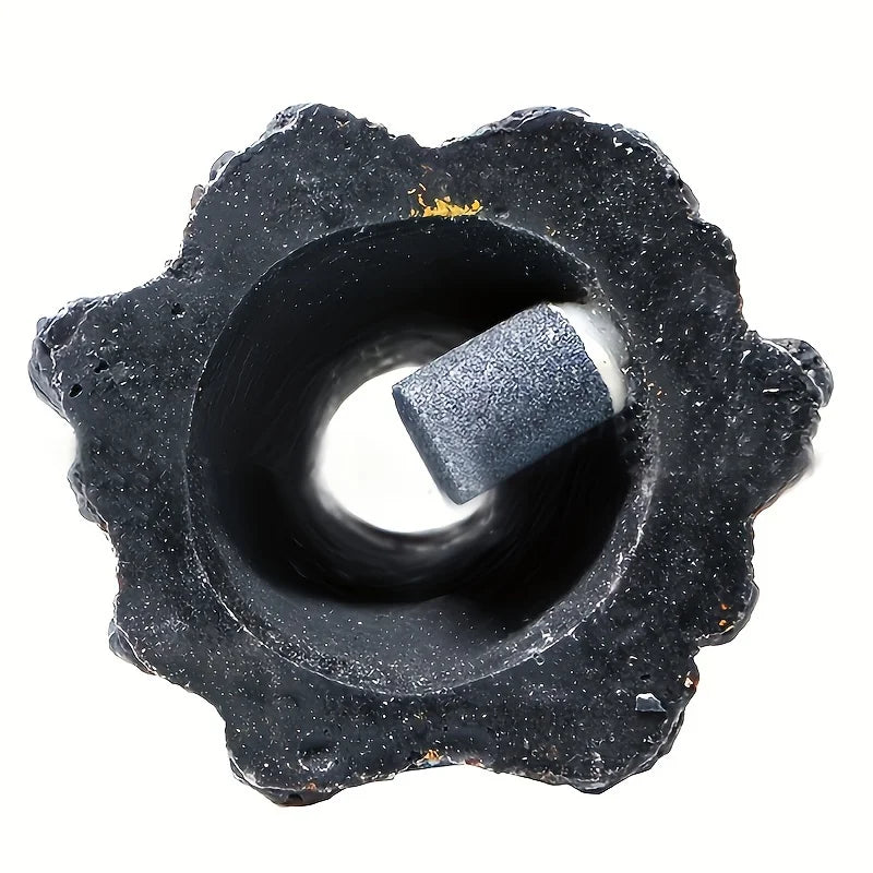 Volcano Air Bubble Stone for Aquarium – Oxygen Diffuser Decoration for Fish Tanks & Aqua Scaping