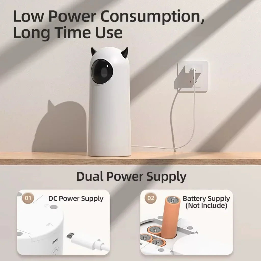 Smart Automatic Infrared Cat Teaser – Interactive LED Toy with Long Battery Life for Indoor Cats & Kittens