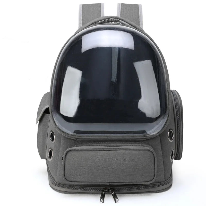 Transparent Pet Carrier Backpack – Breathable Outdoor Travel Backpack for Cats & Small Dogs