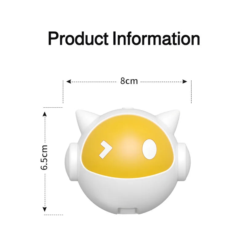 Interactive Cat Teaser Toy – Automatic Up & Down Motion Hunting Ball for Exercise, Fun & Boredom Relief