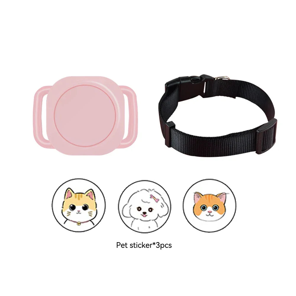 Smart GPS Pet Tracker – Mini Waterproof Long-Range GPS Collar Tracker for Cats & Dogs, iOS Compatible