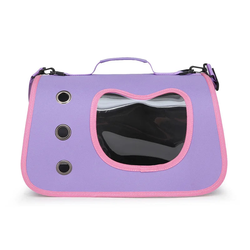 Portable Pet Carrier Bag – Foldable Breathable Shoulder Bag for Cats, Kittens & Small Dogs