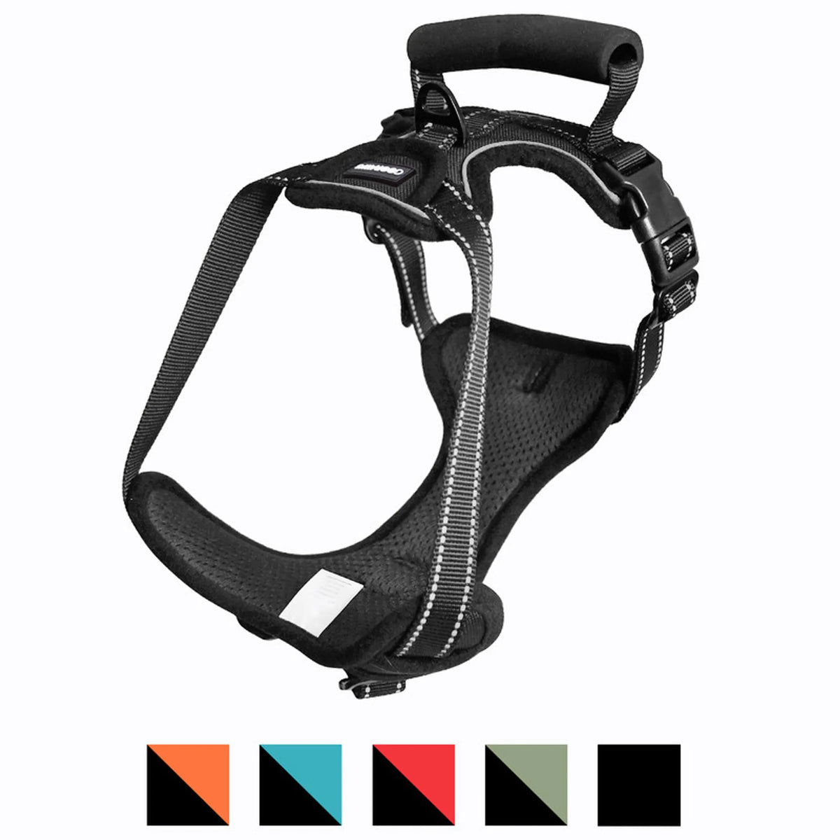 Reflective Padded Dog Harness – Adjustable No-Pull Walking Harness with Handle