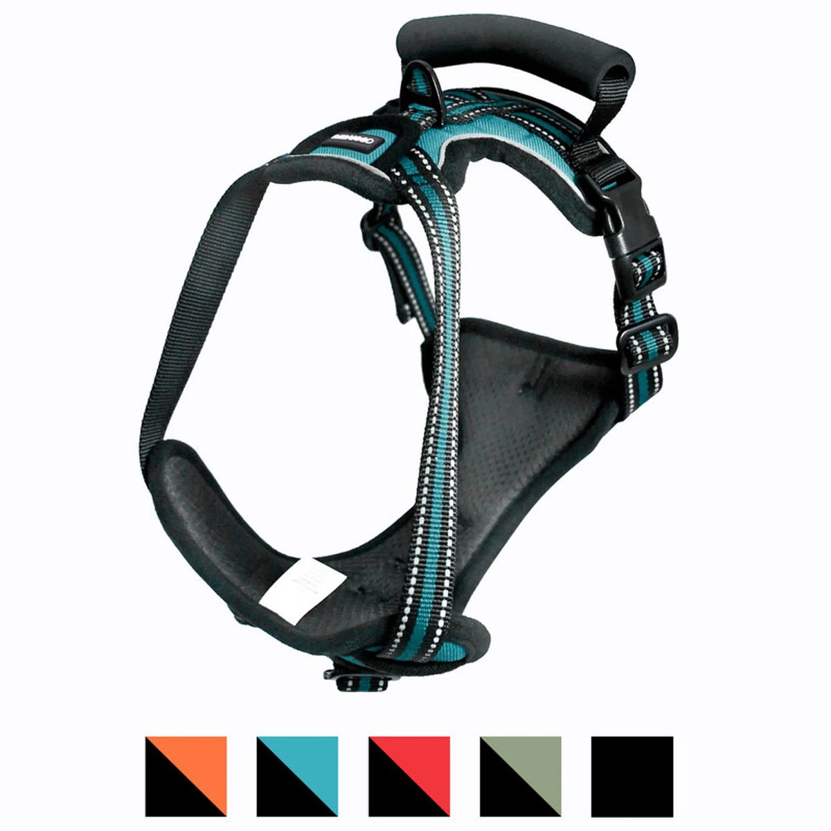 Reflective Padded Dog Harness – Adjustable No-Pull Walking Harness with Handle