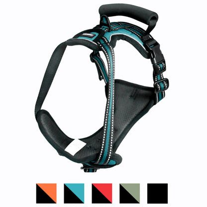 Reflective Padded Dog Harness – Adjustable No-Pull Walking Harness with Handle