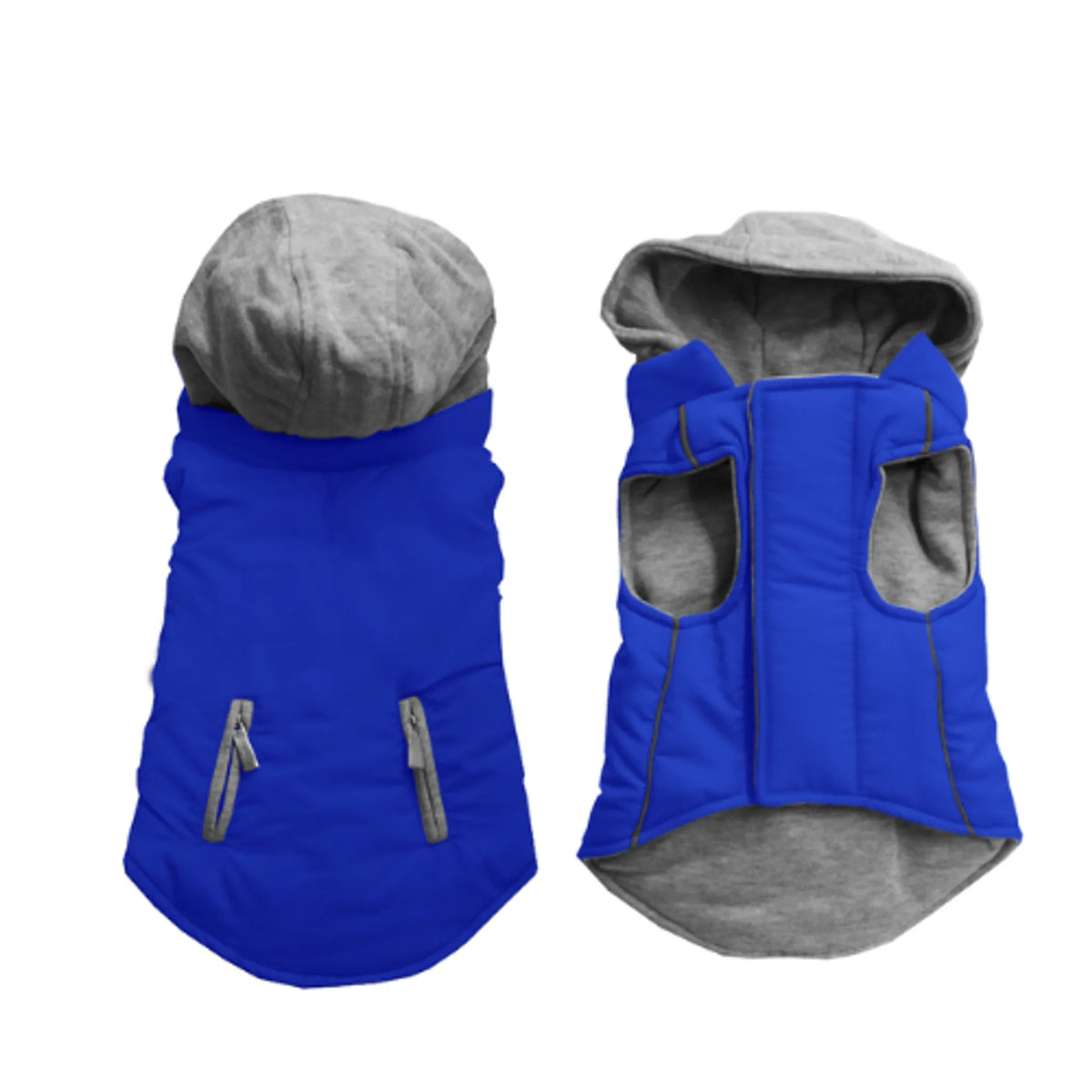 Reversible Hooded Dog Coat
