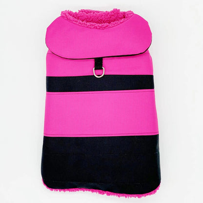 Water-Resistant Dog Coat – Fleece-Lined Warm Winter Jacket. DoggieCoutureNY