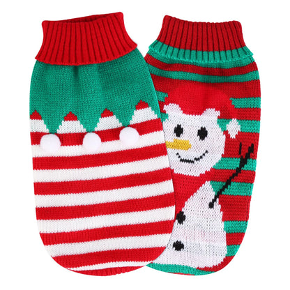 Christmas Dog Turtleneck Sweater – Cozy Holiday Winter Pet Sweater