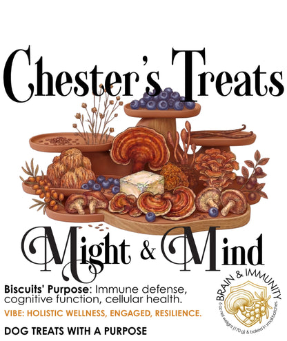 Chester Might & Mind Dog Treats for Brain & Immunity Support