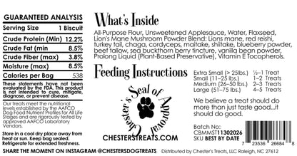 Chester Might & Mind Dog Treats for Brain & Immunity Support