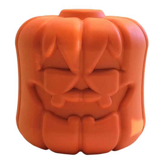 Jack O' Lantern Dog Toy - Durable Halloween Chew Toy for Large Dogs