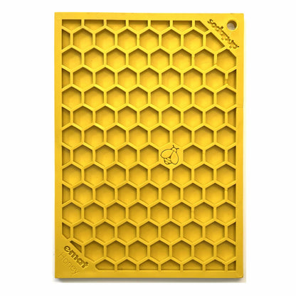 Honeycomb Lick Mat for Dogs & Cats – Enrichment & Slow Feeder Mat