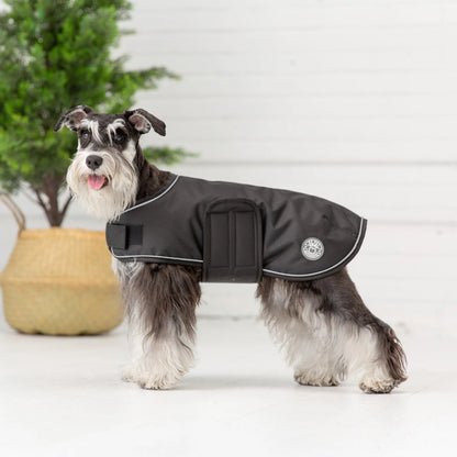 Waterproof Dog Jacket – Fleece-Lined Winter Coat with Reflective Trim