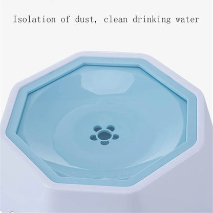 Splash-Free Pet Water Bowl – No-Spill Floating Water Feeder for Dogs & Cats, Ideal for Home & Car Travel