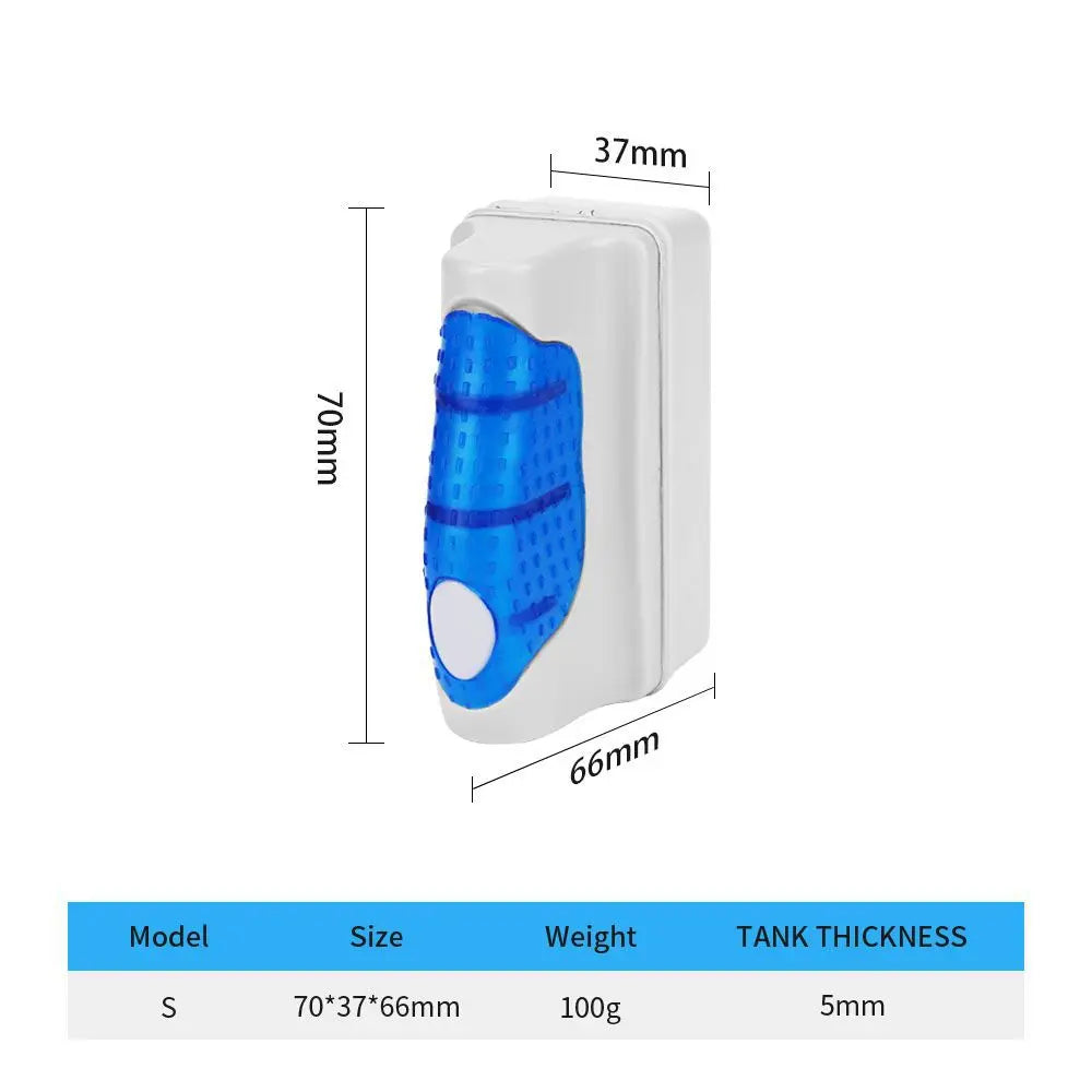 Strong Magnetic Aquarium Glass Cleaner – Fish Tank Algae Scraper & Magnetic Cleaning Brush for Aquariums and Fishbowls