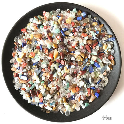 100g Natural Mixed Quartz Crystal Stones – Decorative Mineral Rock Gravel for Aquariums, Terrariums & Crafts