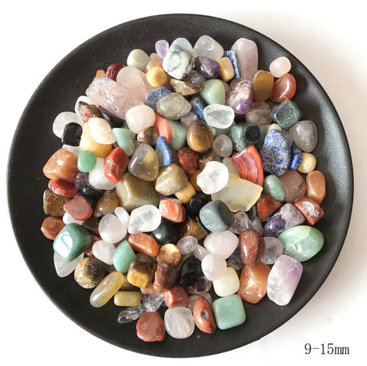 100g Natural Mixed Quartz Crystal Stones – Decorative Mineral Rock Gravel for Aquariums, Terrariums & Crafts