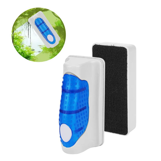Strong Magnetic Aquarium Glass Cleaner – Fish Tank Algae Scraper & Magnetic Cleaning Brush for Aquariums and Fishbowls