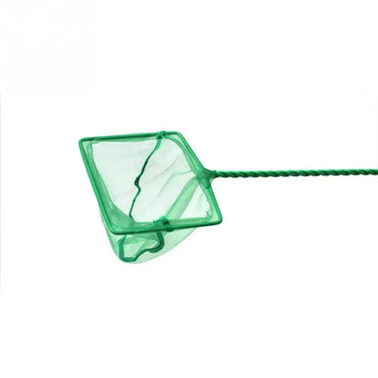 Long Handle Aquarium Fish Net – Square Fish Tank Landing Net for Fish, Shrimp & Debris Removal