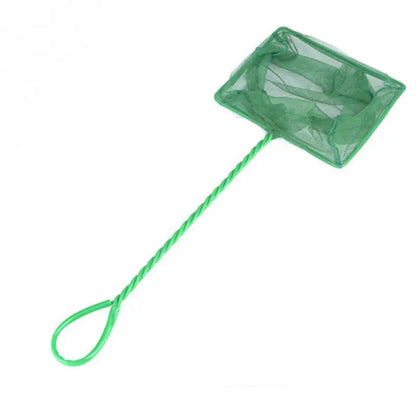 Long Handle Aquarium Fish Net – Square Fish Tank Landing Net for Fish, Shrimp & Debris Removal