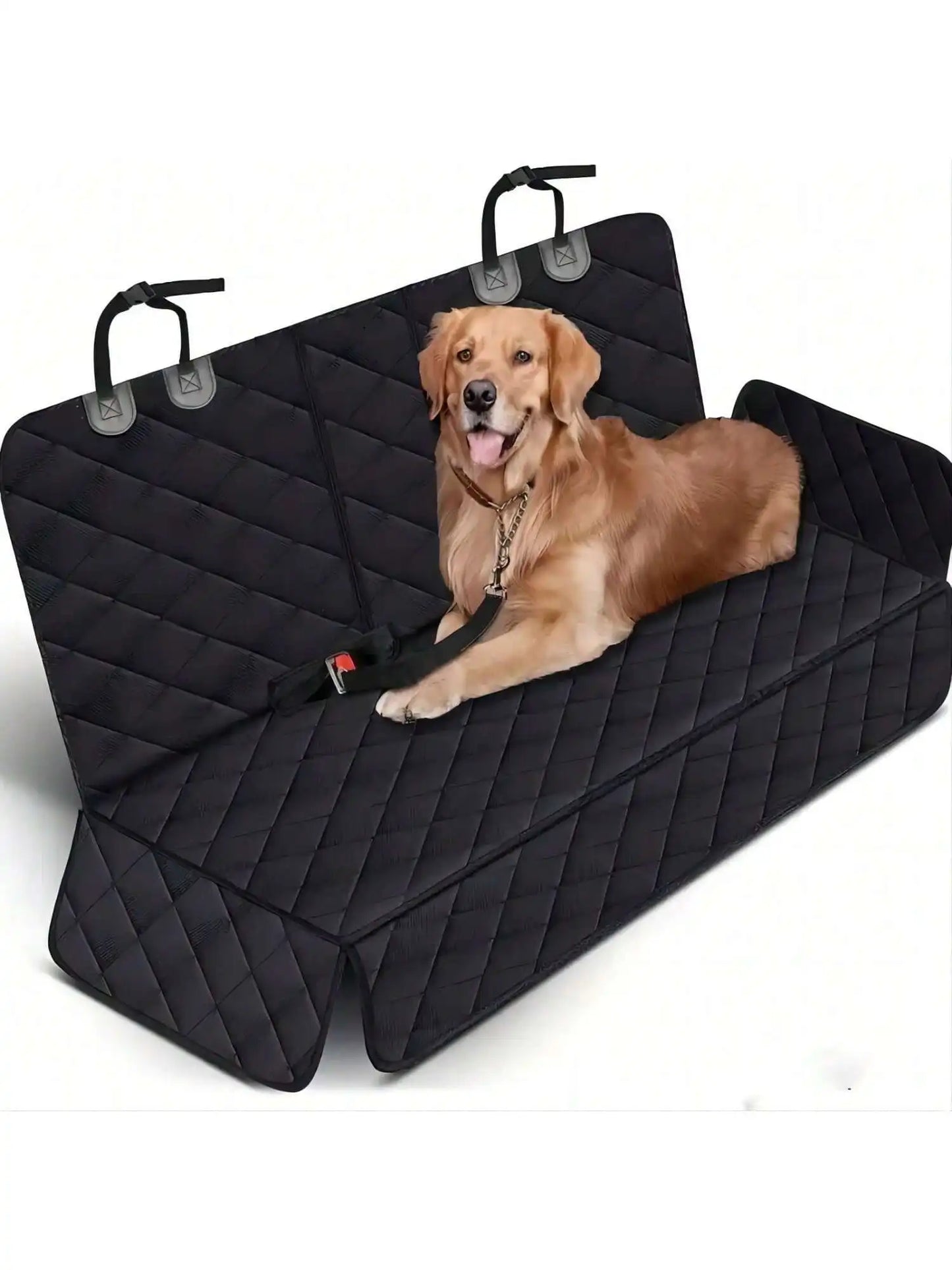 Waterproof Dog Car Seat Cover – Pet Travel Mattress Protector with Center Armrest Access for Dogs