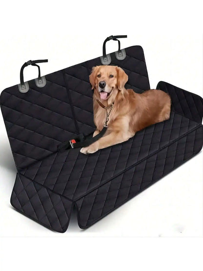 Waterproof Dog Car Seat Cover – Pet Travel Mattress Protector with Center Armrest Access for Dogs