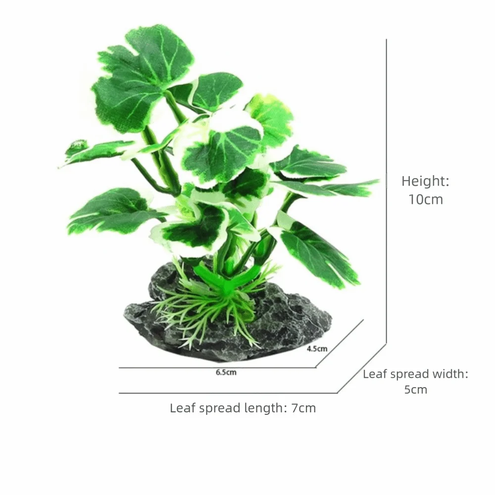 Realistic Artificial Aquarium Plants – Silk-Texture Fish Tank Decorations for Betta Fish & Aquariums