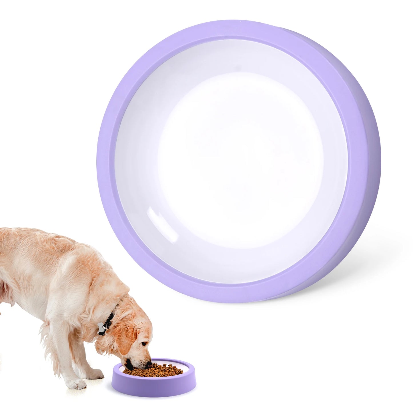 Pet Dog Slow Feeder Bowl Eco Dog Bowl Fun Non Slip Anti-Gulping Slower Food Feeding Dishes for Small Medium Large Dogs Puppy
