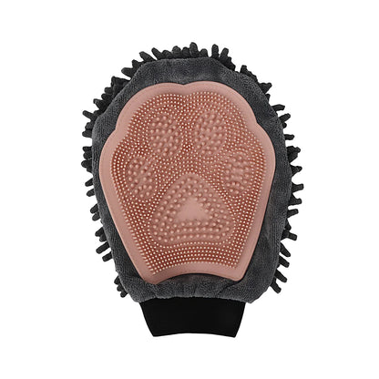 2-in-1 Pet Bath Glove with Double-Sided Cleaning Brush – Waterproof Grooming & Massage Mitt for Dogs & Cats