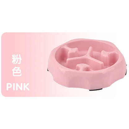 Slow Feeder Pet Bowl – Anti-Choking Puzzle Food & Water Bowl for Dogs and Cats, Anxiety Relief Design