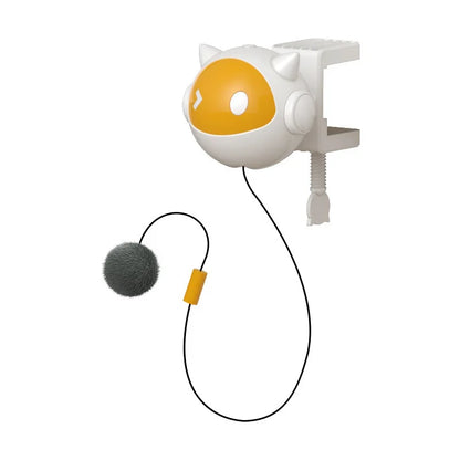 Interactive Cat Teaser Toy – Automatic Up & Down Motion Hunting Ball for Exercise, Fun & Boredom Relief