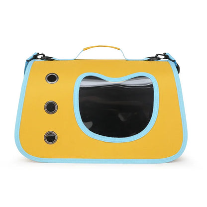 Portable Pet Carrier Bag – Foldable Breathable Shoulder Bag for Cats, Kittens & Small Dogs