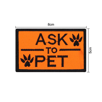 Personalized Tactical Dog Patch – Custom Name ID Label for Dog Harness, Vest & Collar