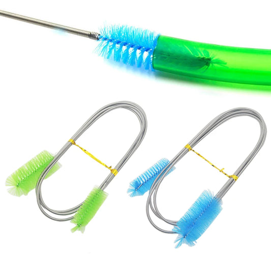 Aquarium Cleaning Brush Set – Stainless Steel Hose, Filter, Lily Pipe & Water Pump Cleaning Tools