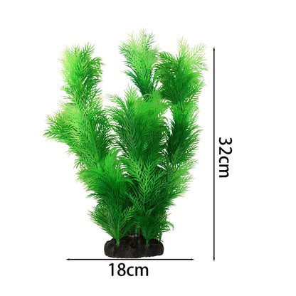 Artificial Aquarium Plant – Realistic Long Willow Kelp Water Grass Decoration for Fish Tanks & Aquariums