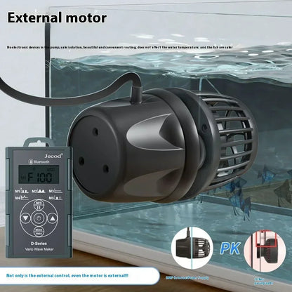 Jecod Jebao DMP-10M/20M/30M/40M WiFi Aquarium Wave Maker Pump – Bluetooth App-Controlled Water Circulation Pump for Marine & Freshwater Aquariums