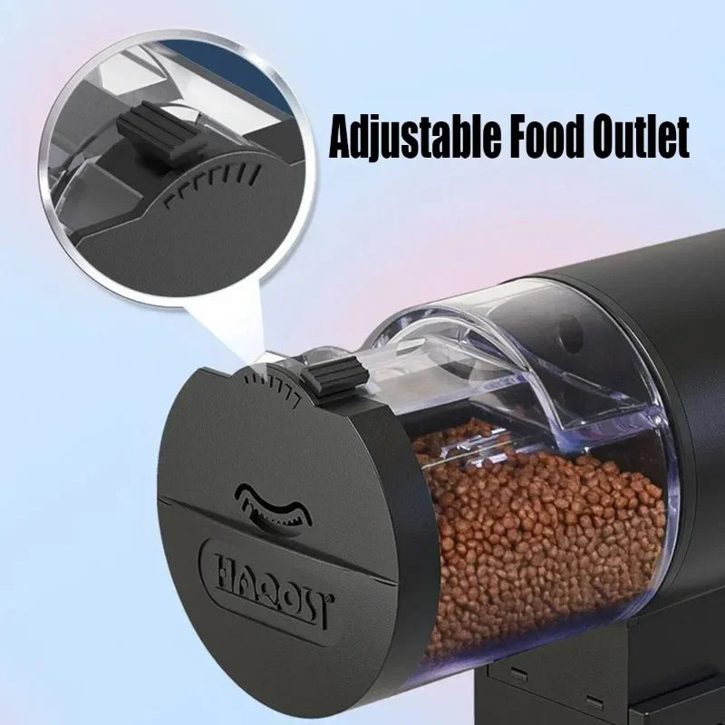 100ml Digital Automatic Fish Feeder – Programmable Timer Food Dispenser, IP66 Waterproof for Aquariums, Ponds & Turtle Tanks