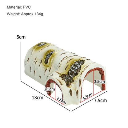 PVC Reptile Hideaway Cave – Natural-Look Hiding Shelter & Aquarium Decoration for Lizards, Geckos, Snakes and Other Reptiles