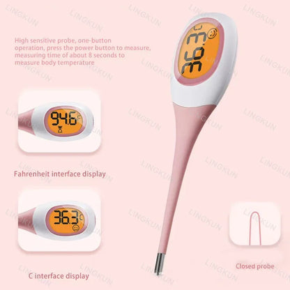 Digital Veterinary Thermometer – Waterproof Soft-Probe Pet Thermometer for Dogs, Cats & Animal Care