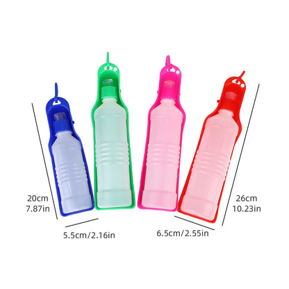 Leakproof Portable Dog Water Bottle – Travel Drinking Cup & Water Feeder for Walking, Hiking & Outdoor Adventures