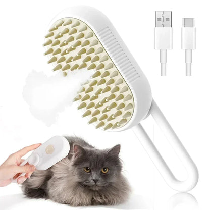 Pet Spray Grooming Comb – Water Mist Hair Remover & Dematting Brush for Cats and Dogs