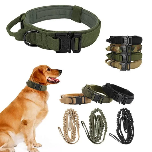 Military Tactical Dog Collar Camouflage Medium Large Dog Collars For Walking Training Duarable Dog Collar for German Shepard