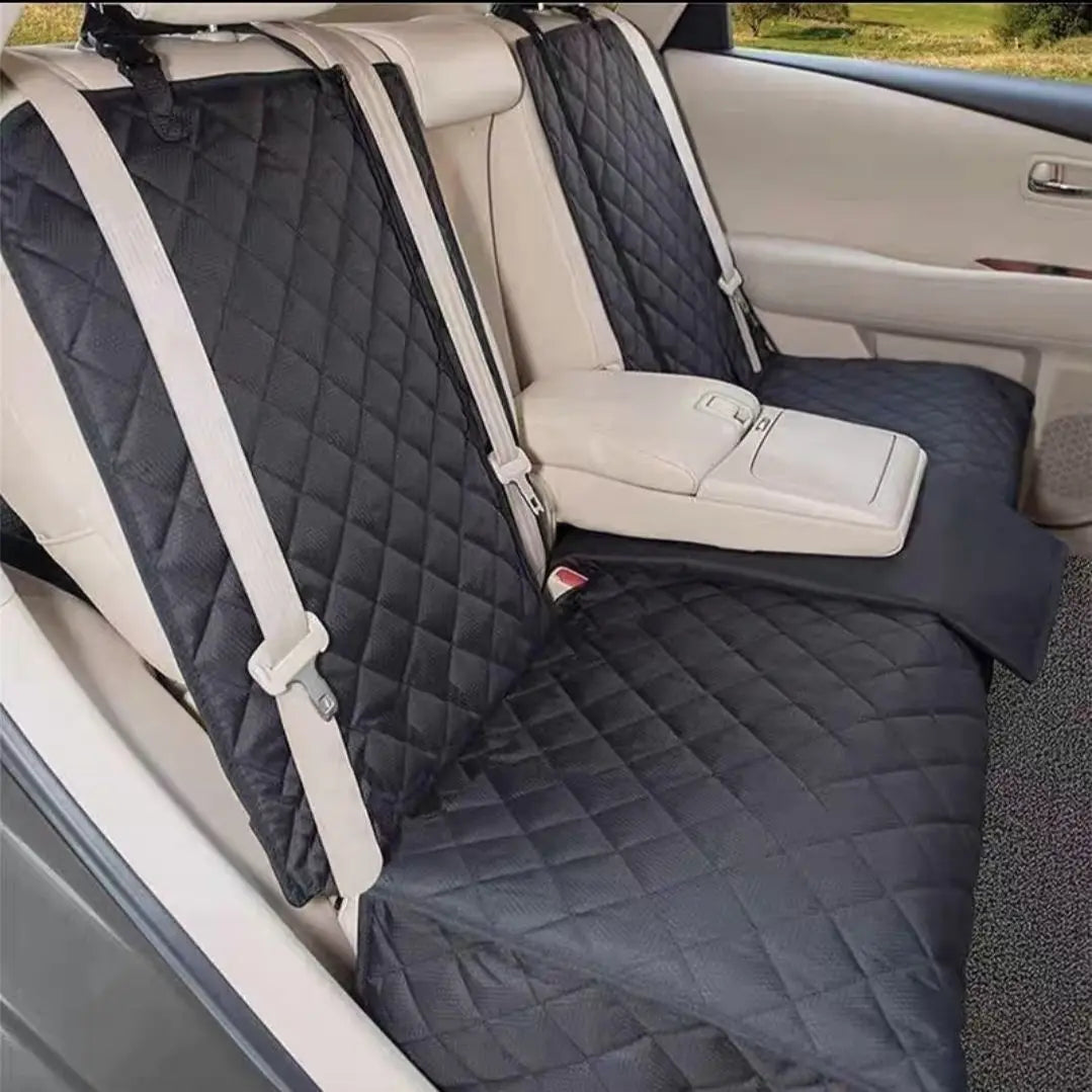 Waterproof Dog Car Seat Cover – Pet Travel Mattress Protector with Center Armrest Access for Dogs