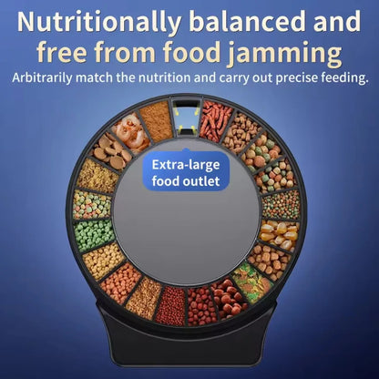Jebao Jecod DRF Automatic Fish Tank Feeder BT Remote Control with Digital Timing Feeding Food Dispenser for Aquarium Pet Fish