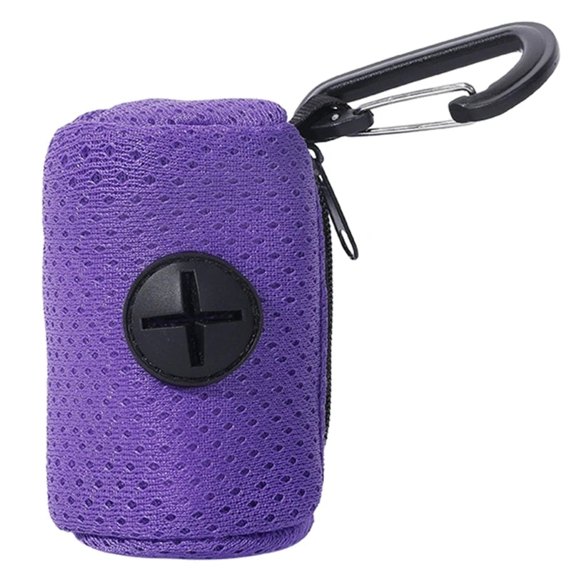 Dog Waste Bag Holder – Portable Pet Poop Bag Dispenser for Walking, Travel & Easy Cleanup