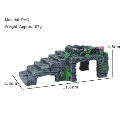 PVC Reptile Hideaway Cave – Natural-Look Hiding Shelter & Aquarium Decoration for Lizards, Geckos, Snakes and Other Reptiles