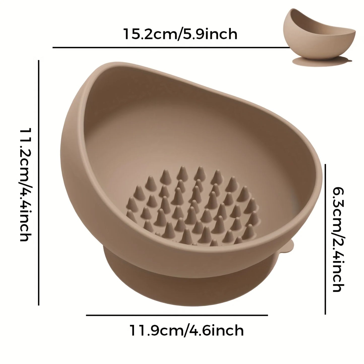 Soft Silicone Slow Feeder Pet Bowl – Non-Slip Anti-Choking Food Bowl with Neck Protection for Dogs, Puppies & Cats