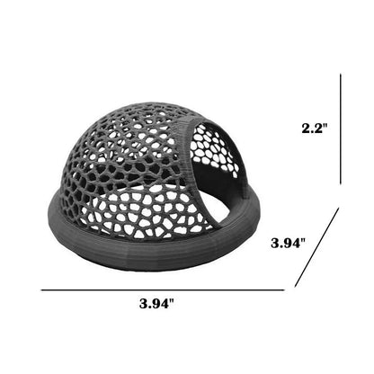 Aquarium Floating Cave Hideout – 3-in-1 Betta Fish & Shrimp Hammock, Feeding Ring & Resting Shelter