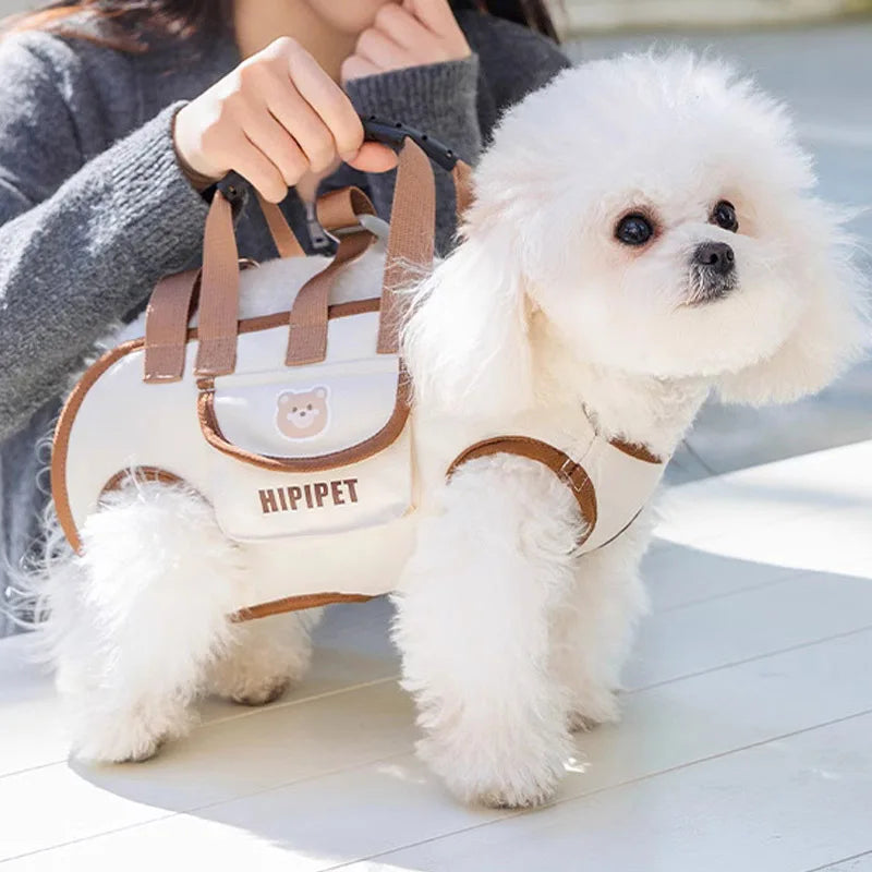 Portable Breathable Pet Carrier Backpack – Adjustable Multi-Functional Travel Bag for Cats & Small Dogs, Easy to Clean