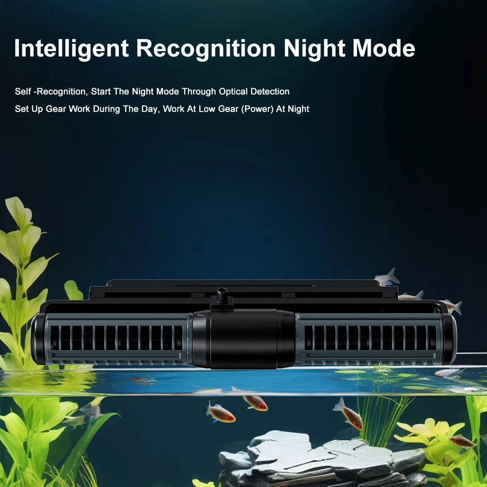 Jebao Jecod DCW Series Bluetooth Cross-Flow Aquarium Pump – App-Controlled DC Water Circulation Pump for Marine & Freshwater Fish Tanks